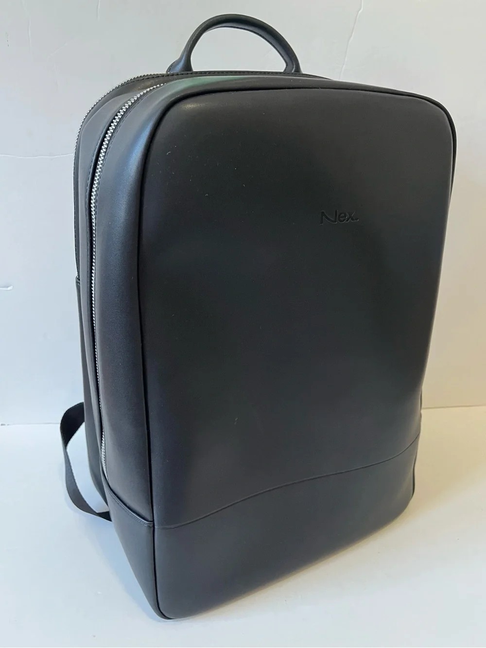 Nex Hawaii Underseat Backpack Black Vegan Leather Laptop Travel